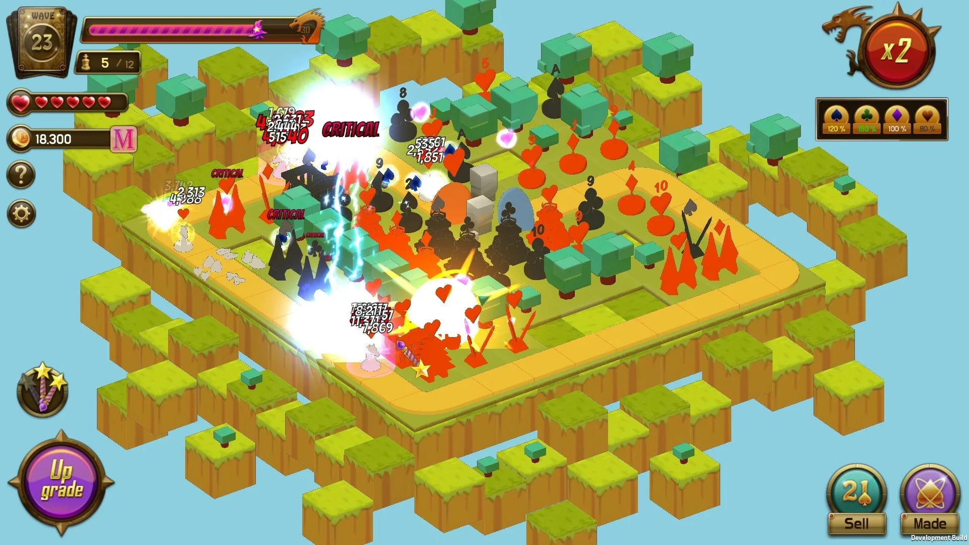 Изображение игры: Card Tower Defence