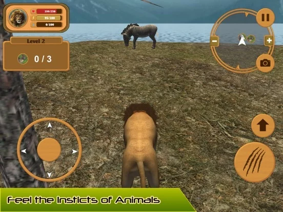 Изображение игры: Wild Lion Simulator Attack 3D