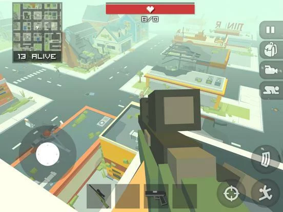Изображение игры: Pixel Battle Royal Shooter Pro