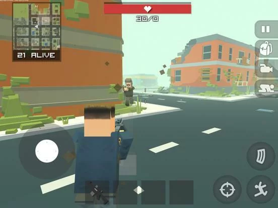 Изображение игры: Pixel Battle Royal Shooter Pro