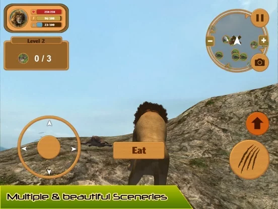 Изображение игры: Wild Lion Simulator Attack 3D