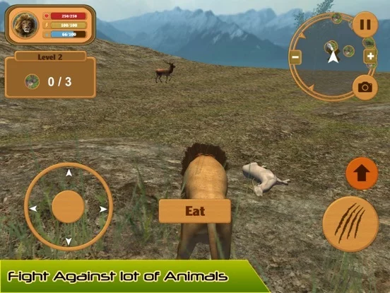 Изображение игры: Wild Lion Simulator Attack 3D