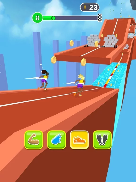 Изображение игры: Olympic Girl Runner