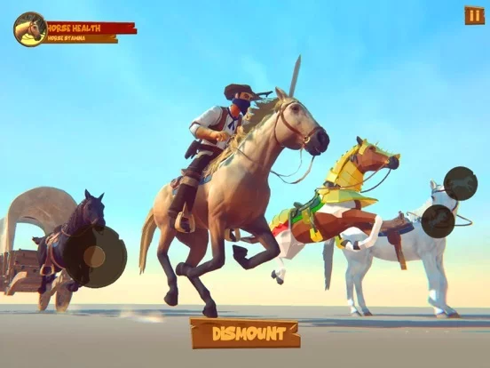 Изображение игры: Wild Horse Riding Simulator 3d