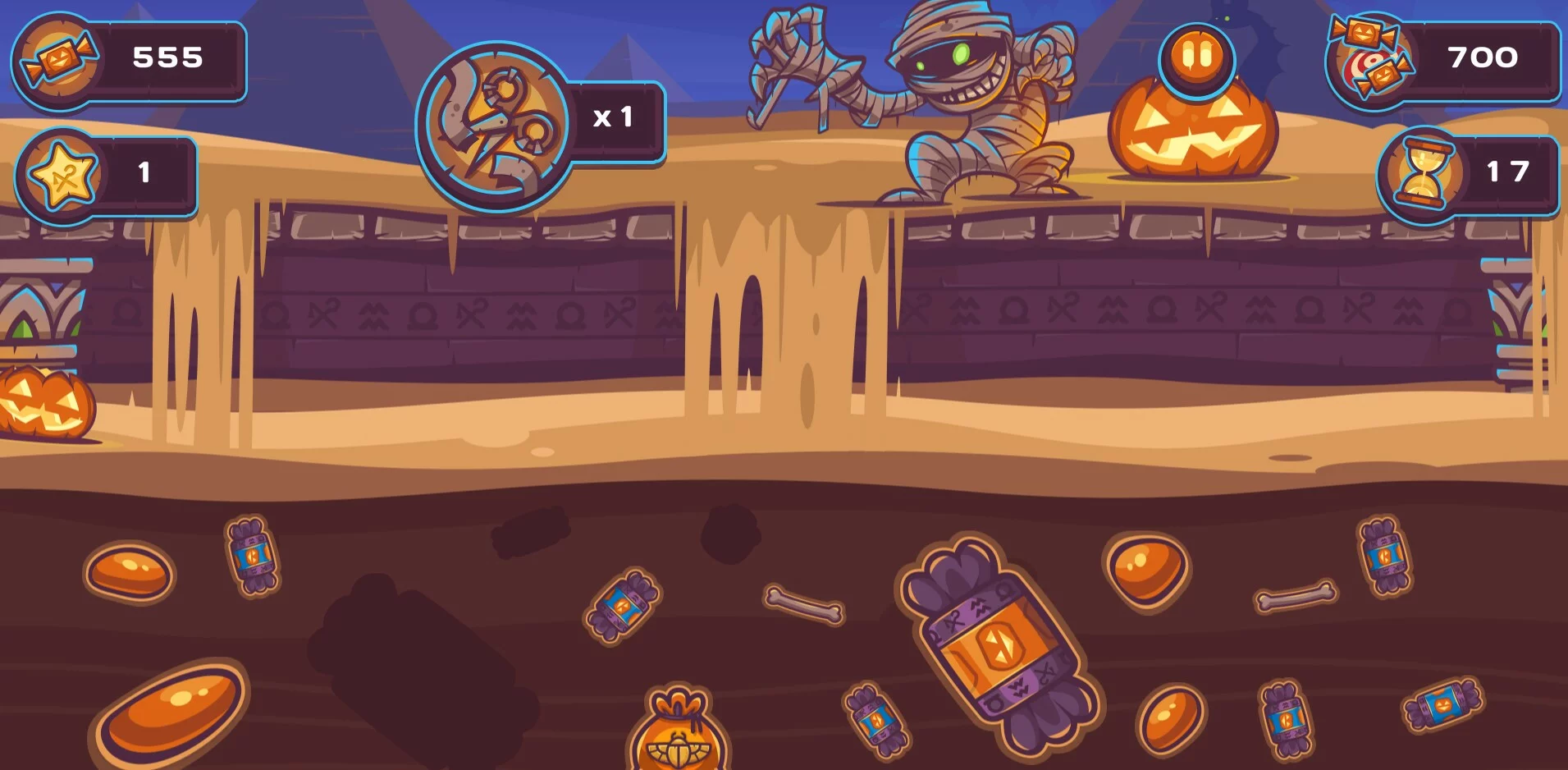 Изображение игры: Mummy Candies