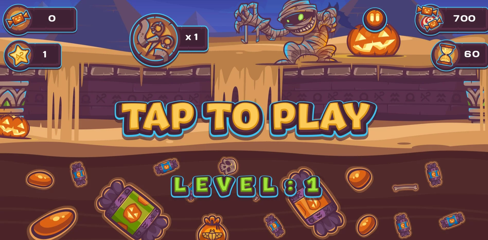 Изображение игры: Mummy Candies