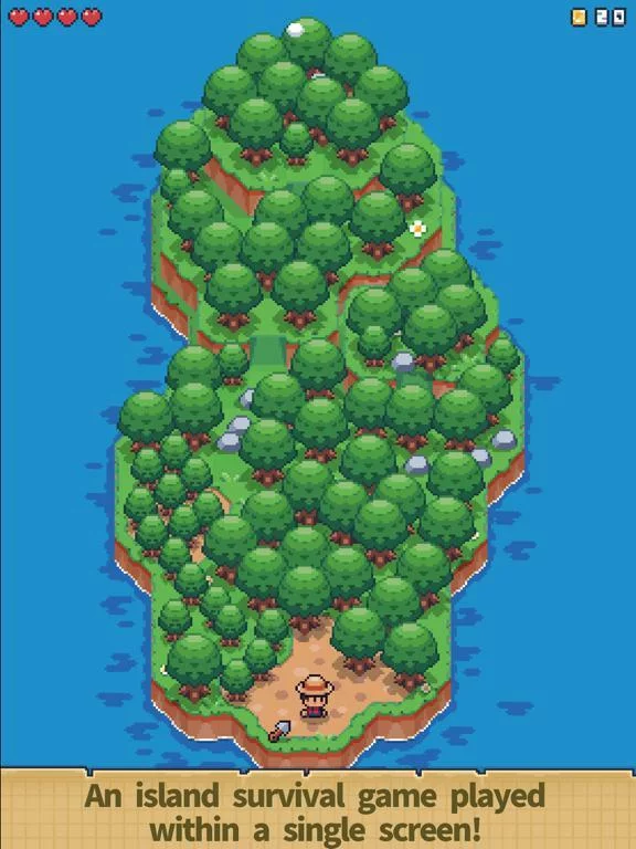 Изображение игры: Tiny Island Survival