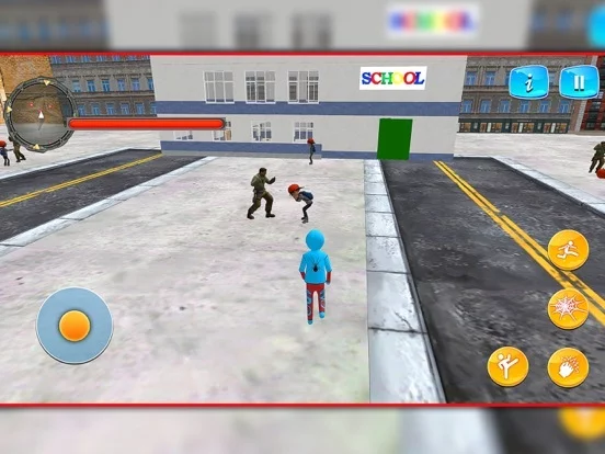 Изображение игры: Spider Stickman - Rope Hero 3D