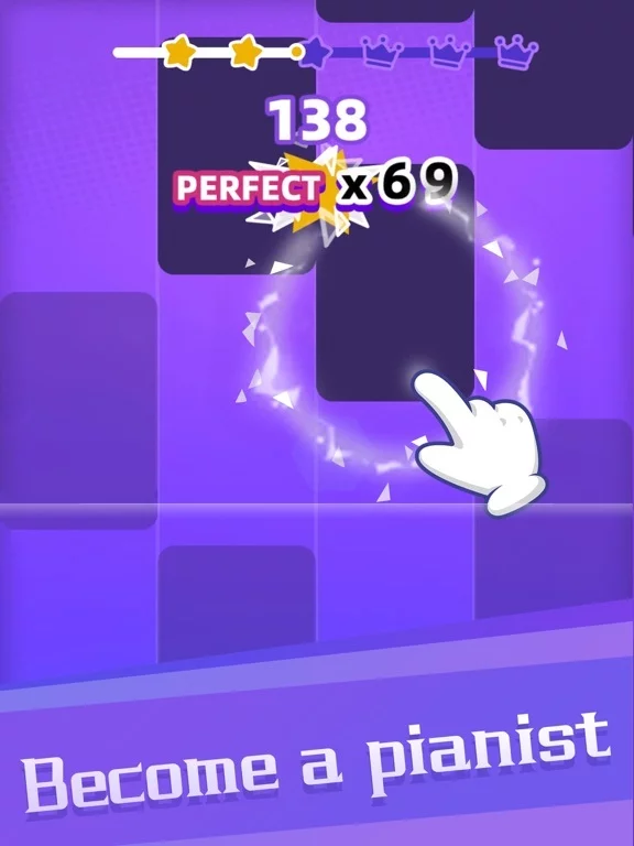 Изображение игры: White Tiles - Piano Games