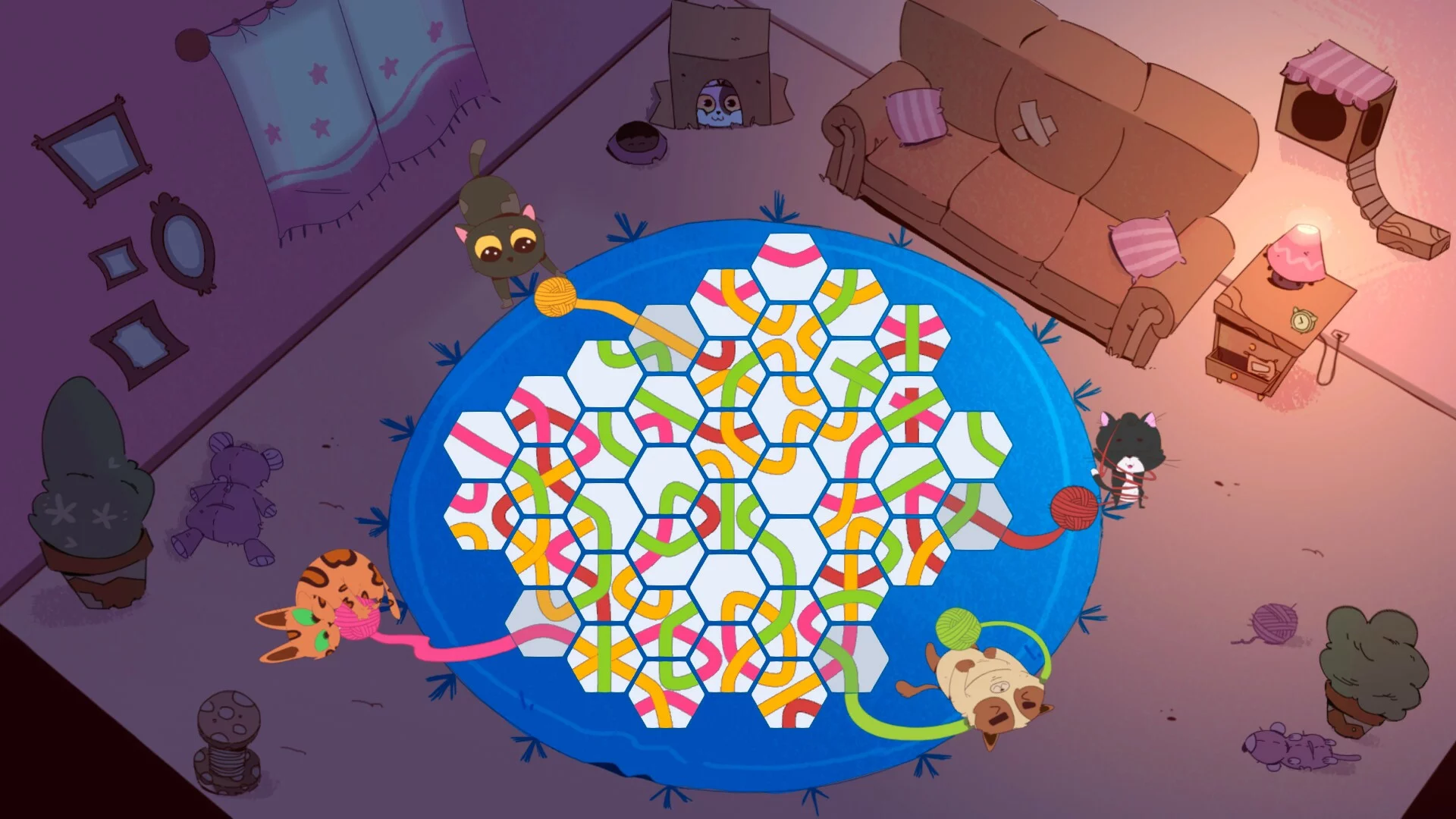 Изображение игры: Kittens and Yarn