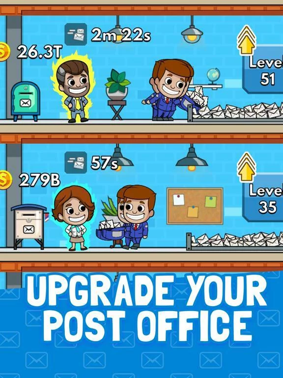 Изображение игры: Idle Mail Tycoon