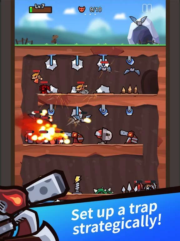 Изображение игры: Trap Master: Merge Defense
