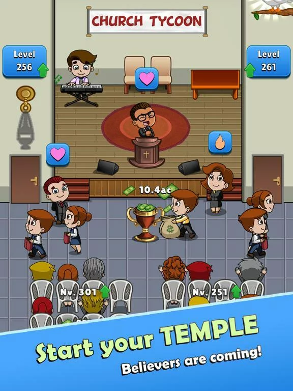 Изображение игры: Church Tycoon