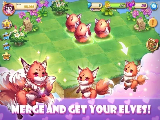 Изображение игры: Merge Elves: New Home
