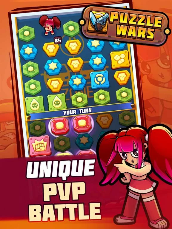 Изображение игры: Puzzle Wars: Heroes