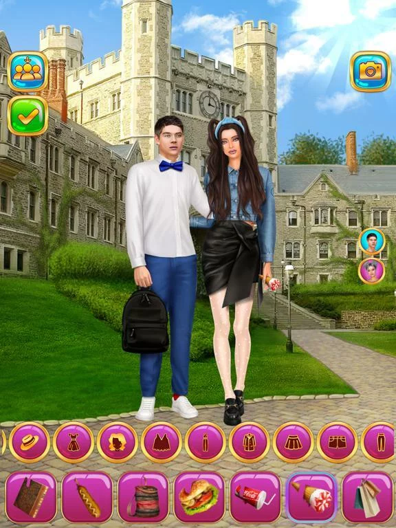 Изображение игры: Rich College Couple Makeover