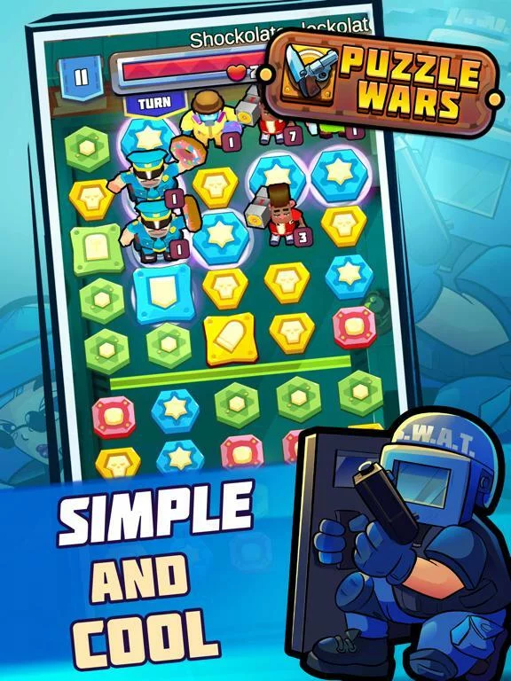 Изображение игры: Puzzle Wars: Heroes