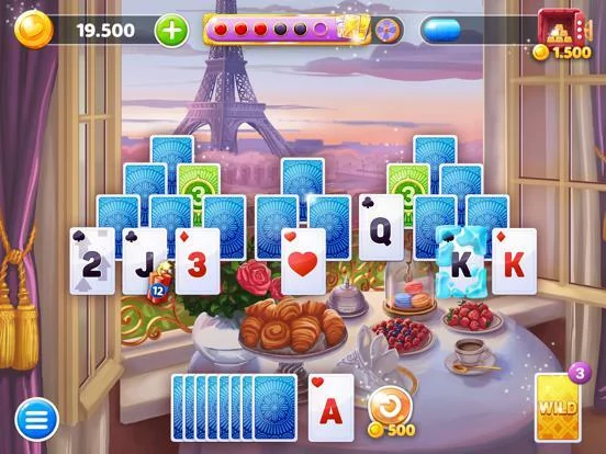 Изображение игры: Solitaire Voyage Tripeaks Card