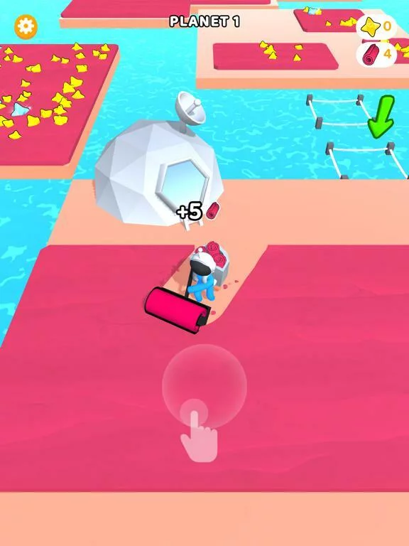 Изображение игры: Spiral Craft 3D