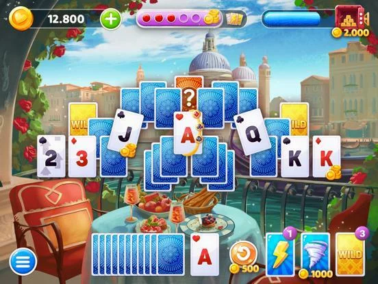 Изображение игры: Solitaire Voyage Tripeaks Card