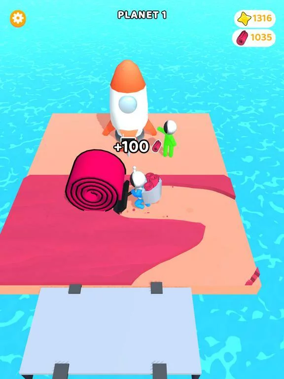 Изображение игры: Spiral Craft 3D