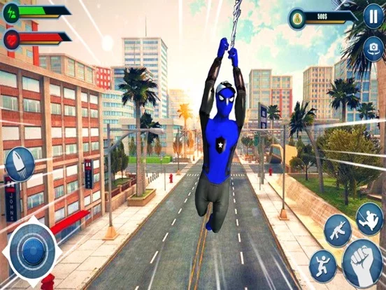 Изображение игры: Spider Rope Hero vs. Mutant