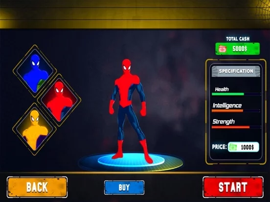 Изображение игры: Spider Rope Hero vs. Mutant