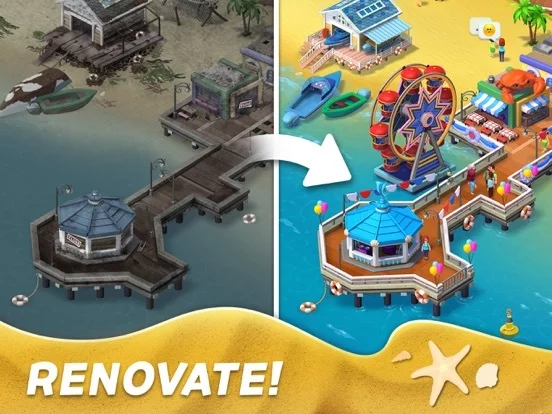 Изображение игры: Match Town Makeover: Design