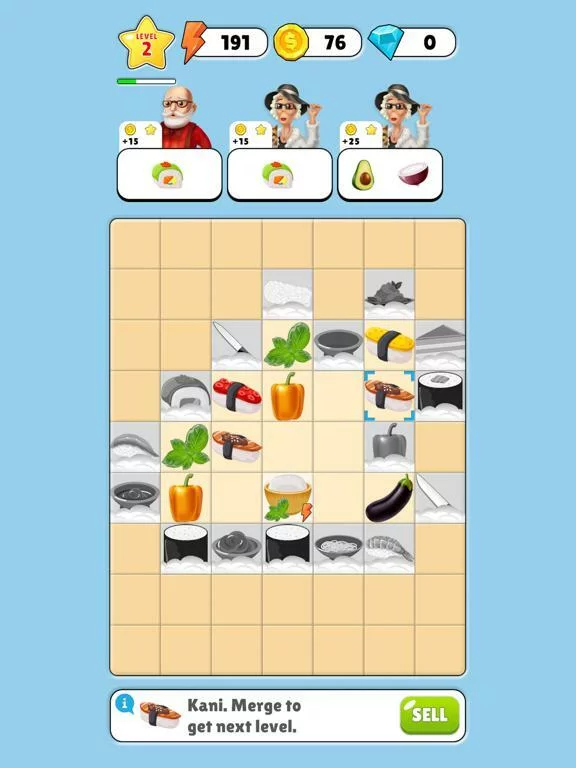 Изображение игры: Merge Sushi