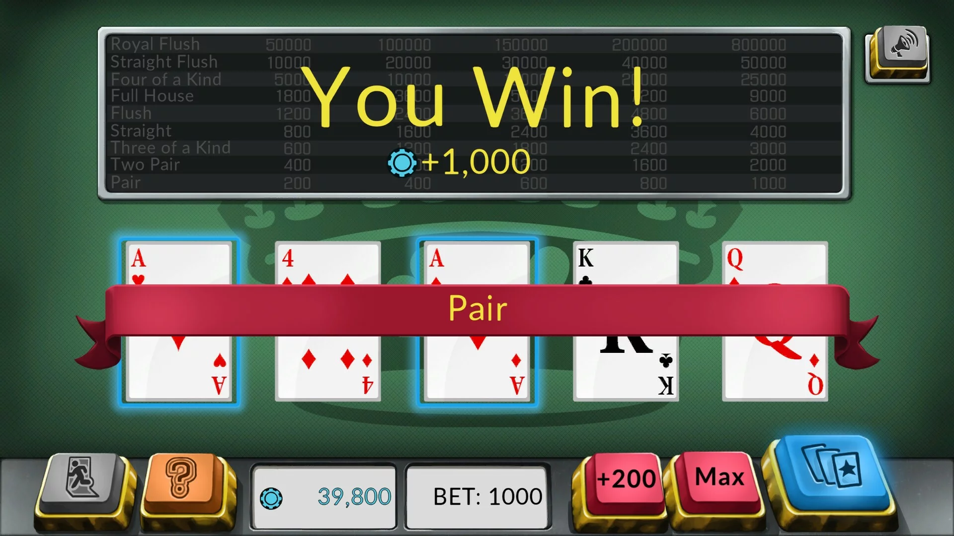 Изображение игры: Four Kings: Video Poker