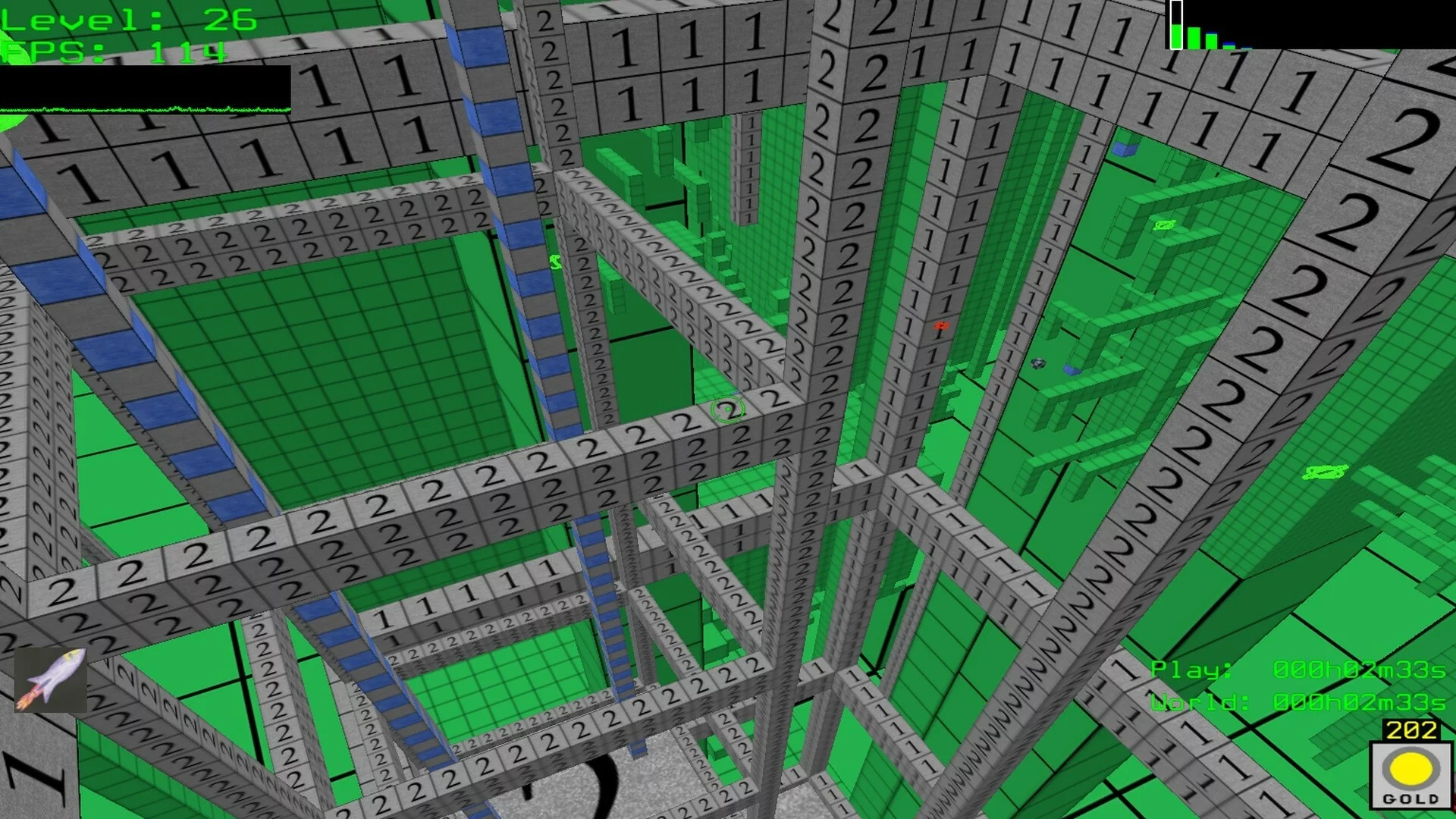 Изображение игры: Fractal Block World