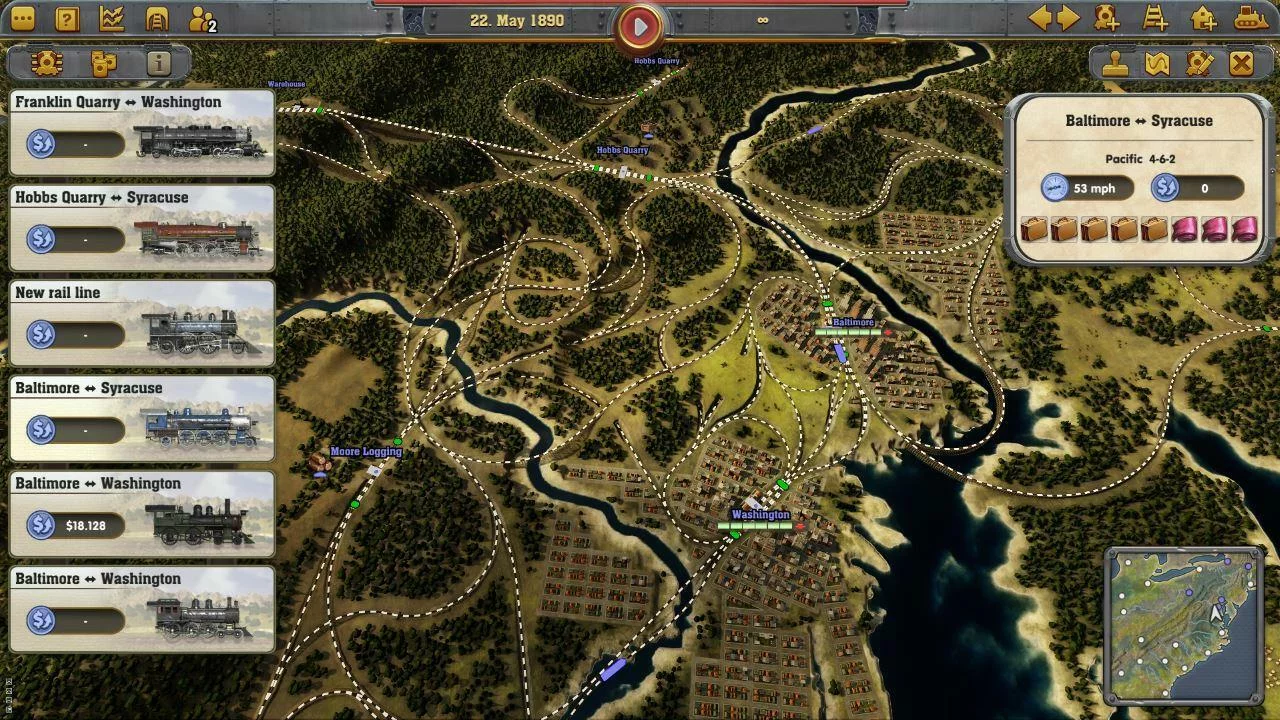 Изображение игры: Railway Empire + Railway Empire - Down Under