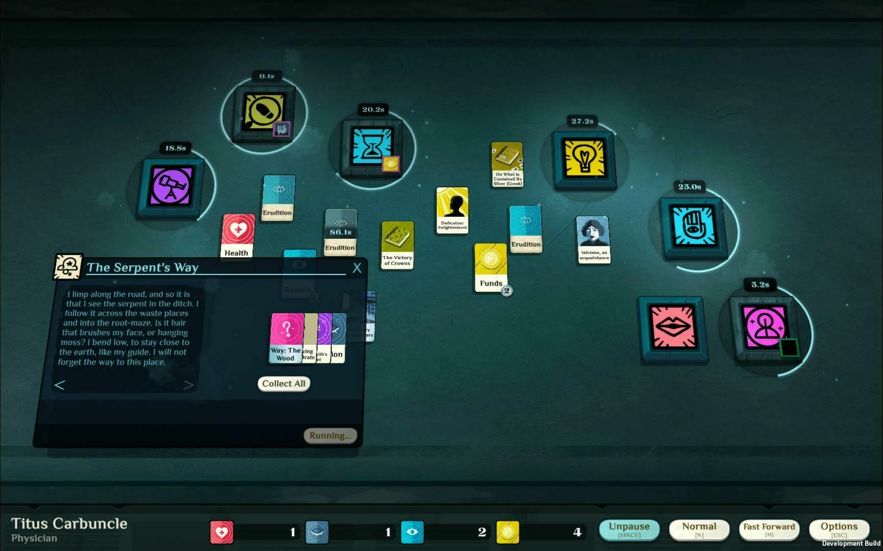 Изображение игры: Cultist Simulator + Dancer, Priest and Ghoul DLCs