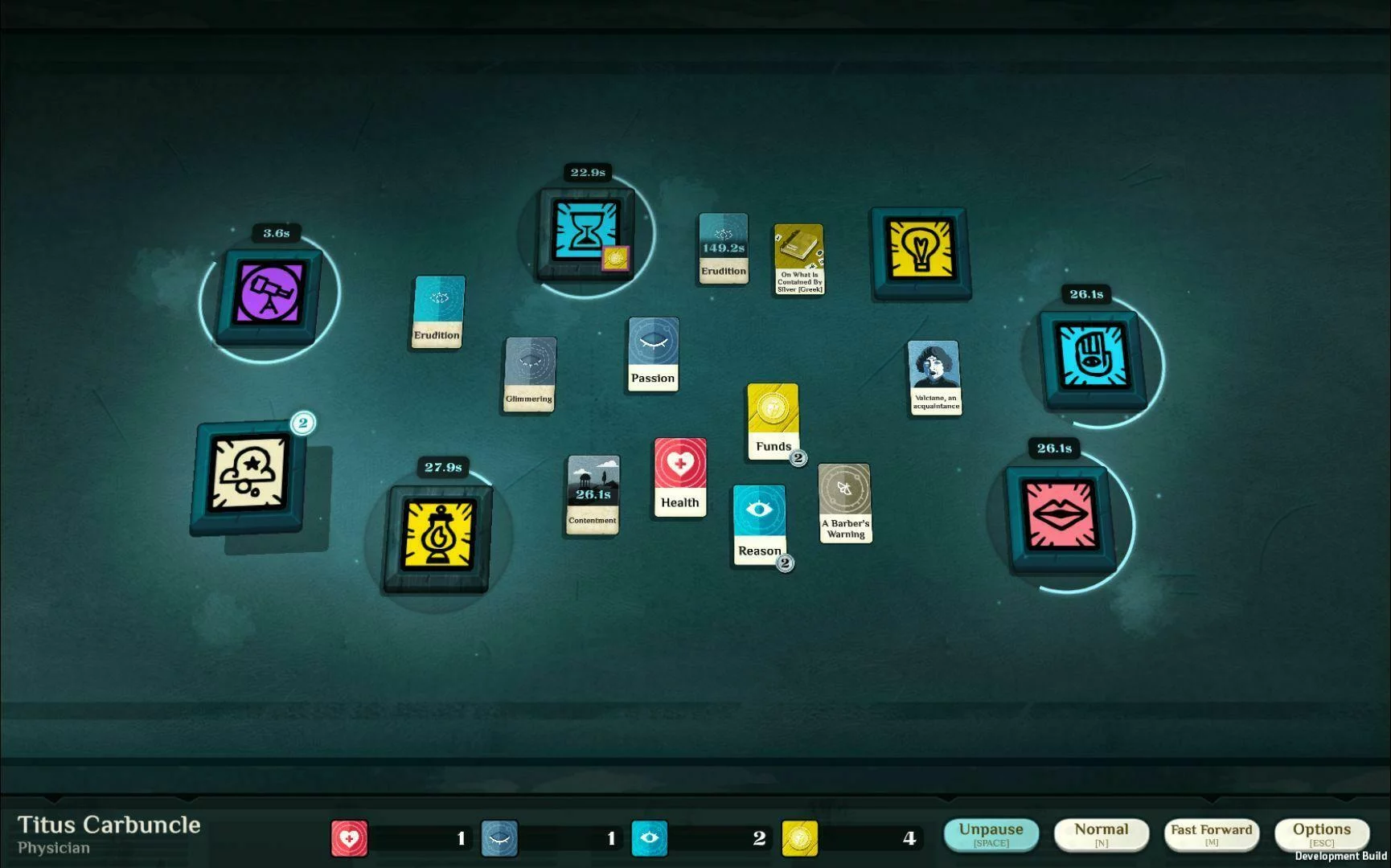 Изображение игры: Cultist Simulator + Dancer, Priest and Ghoul DLCs