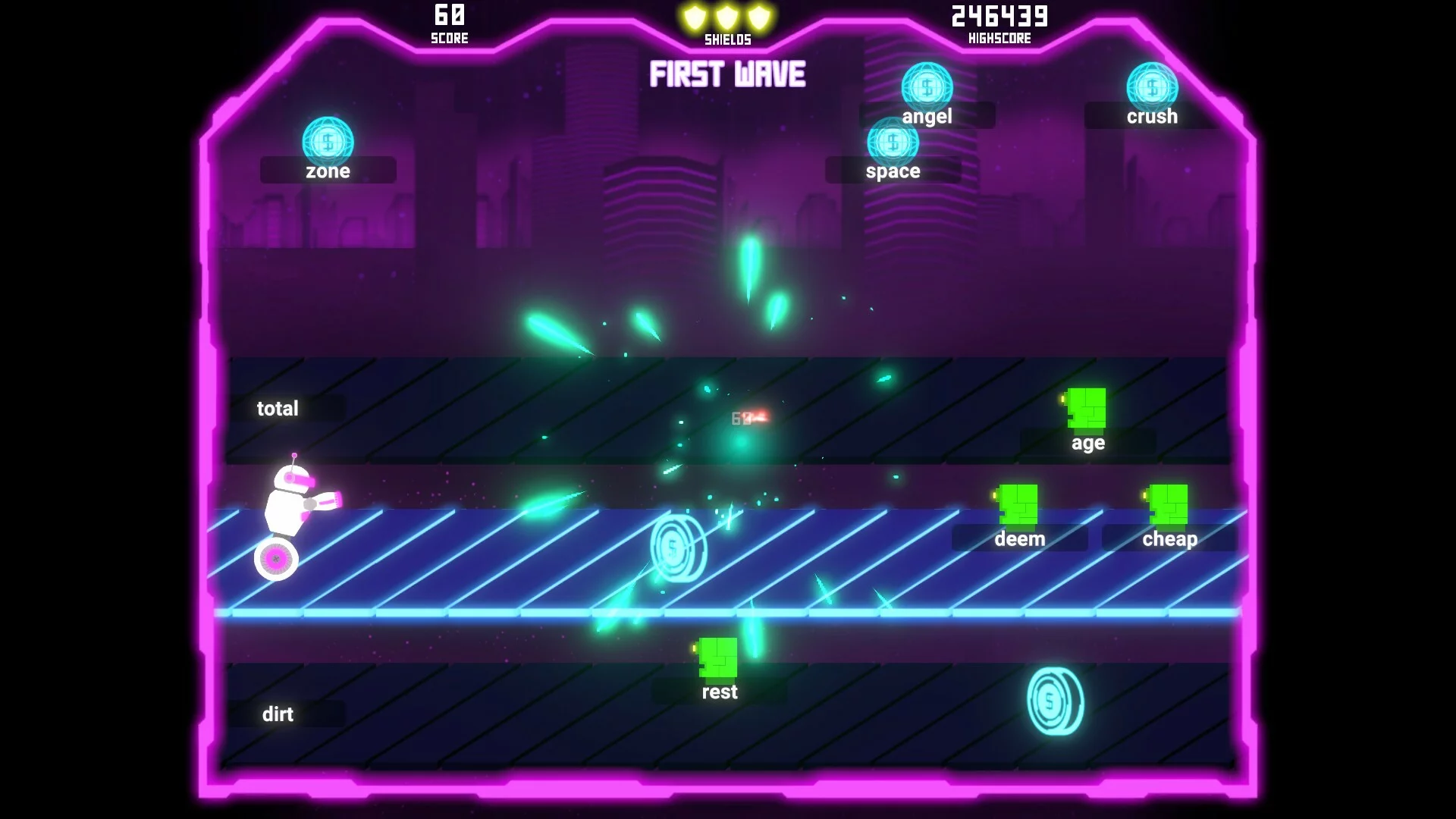 Изображение игры: Tybot Invasion: The Typing Runner