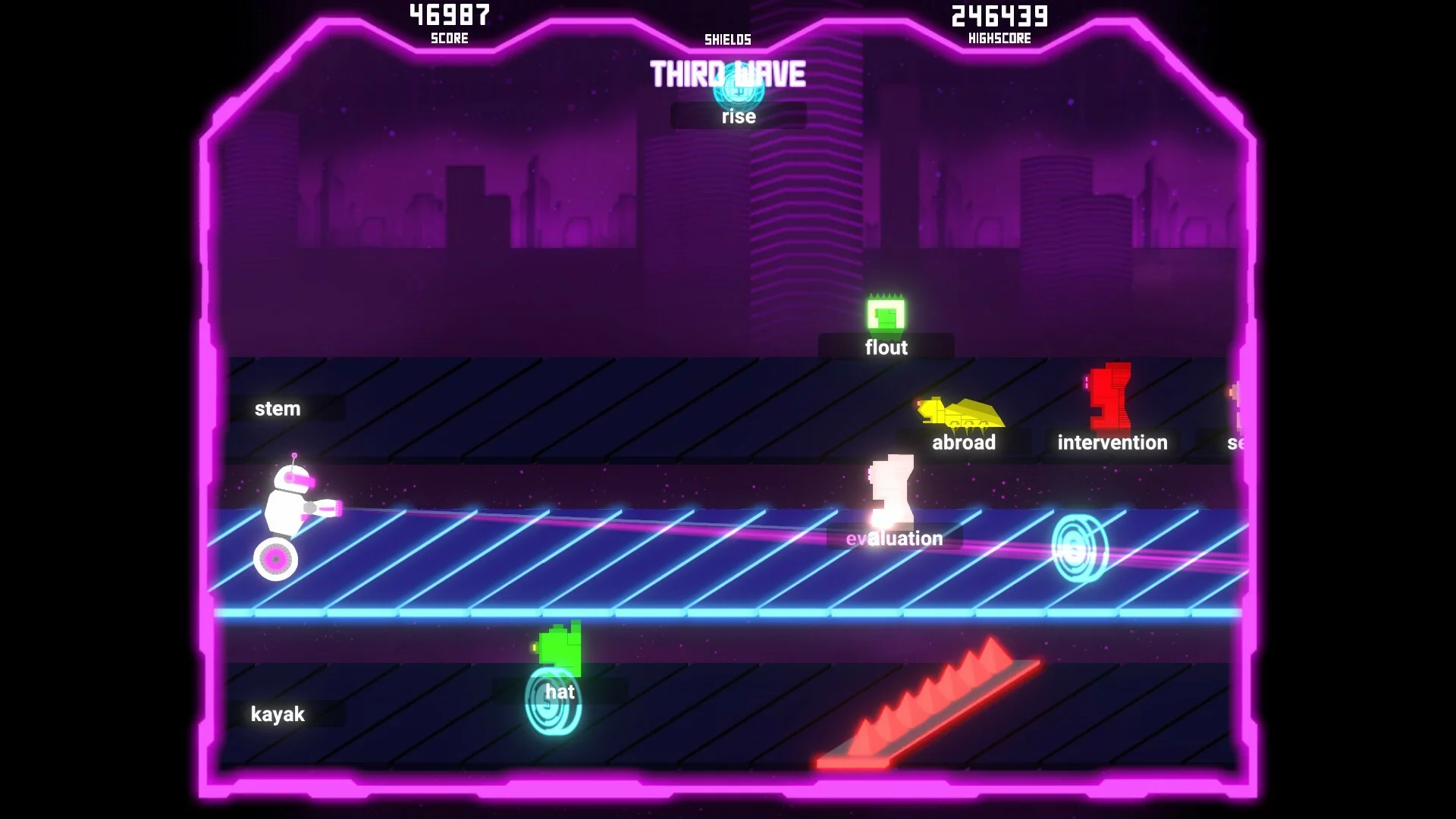 Изображение игры: Tybot Invasion: The Typing Runner