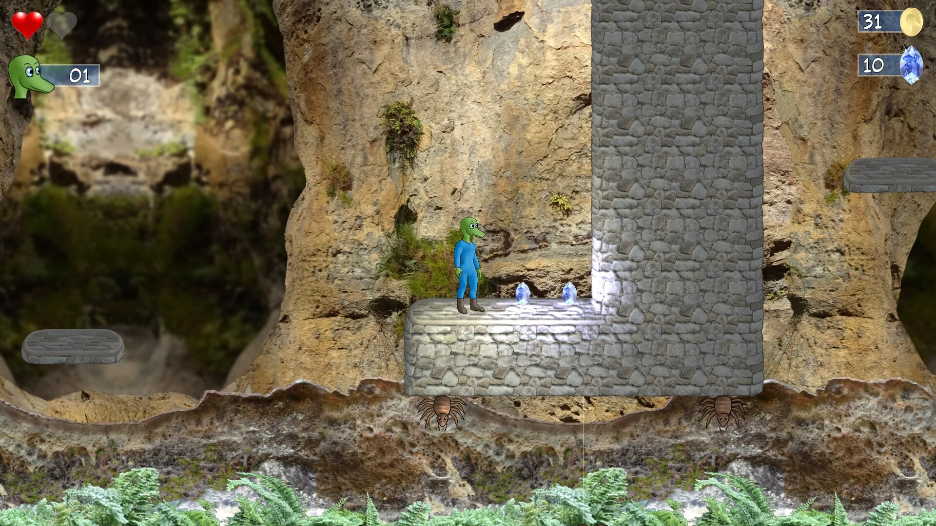 Изображение игры: Snake Man's Adventure