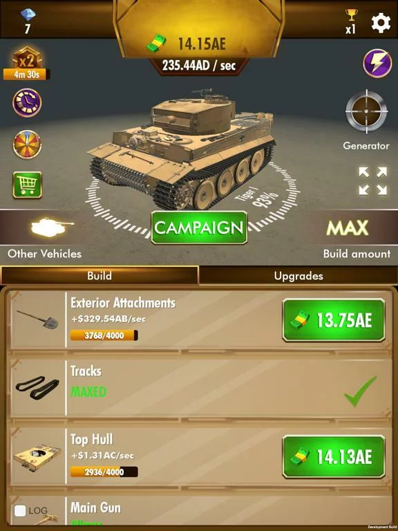 Изображение игры: Idle Panzer