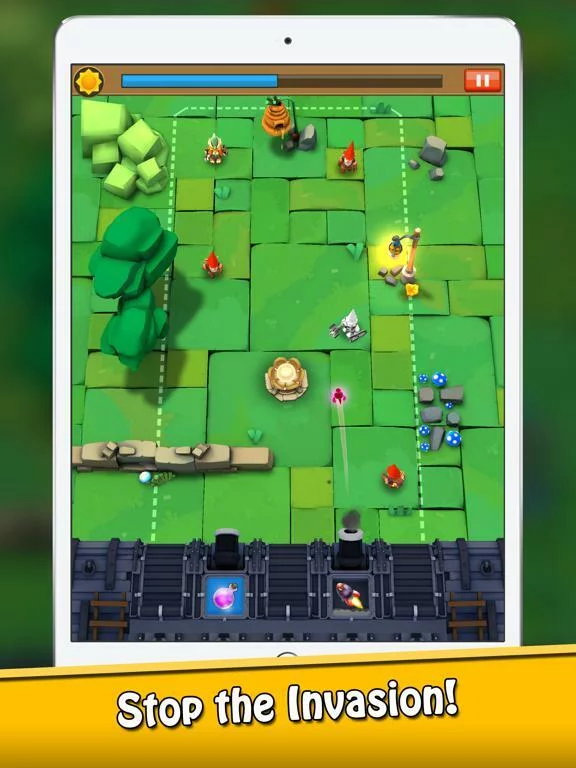 Изображение игры: Gnome Invaders