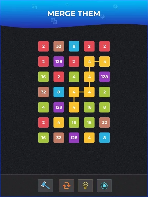 Изображение игры: 2248 Puzzle