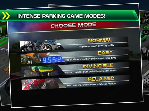 Изображение игры: Monster Truck Parking Simulator - 3D Car Bus Driving & Racing Games