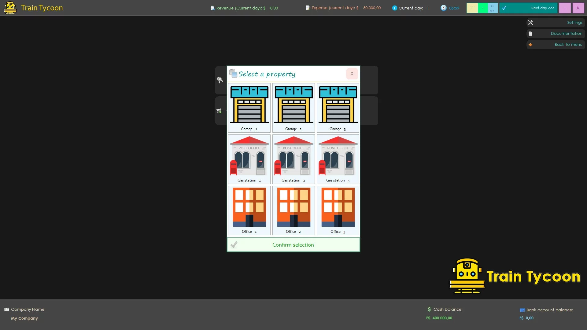 Изображение игры: Train Tycoon