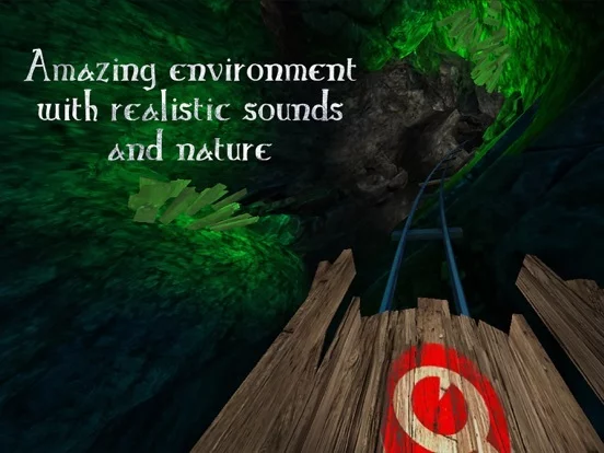 Изображение игры: VR Roller Coaster - CaveDepths