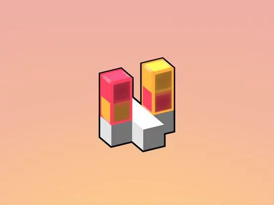 Изображение игры: qubo—a perspective puzzle game