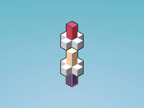 Изображение игры: qubo—a perspective puzzle game