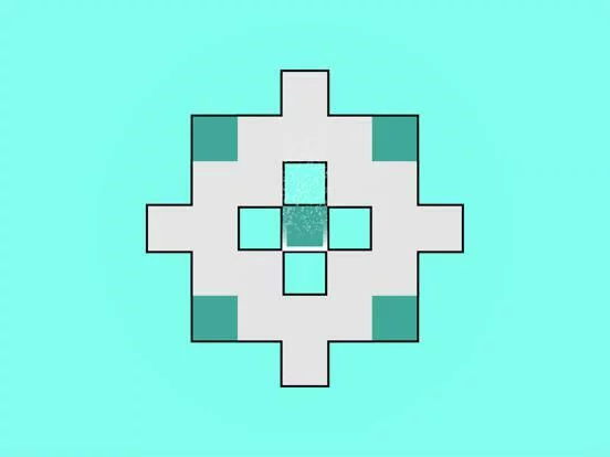 Изображение игры: qubo—a perspective puzzle game