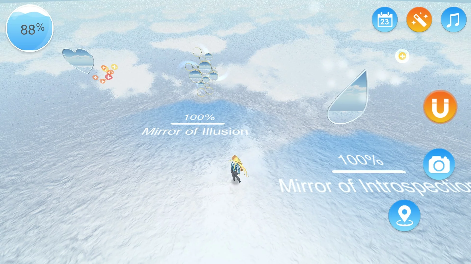 Изображение игры: Sky Mirror · Strolling