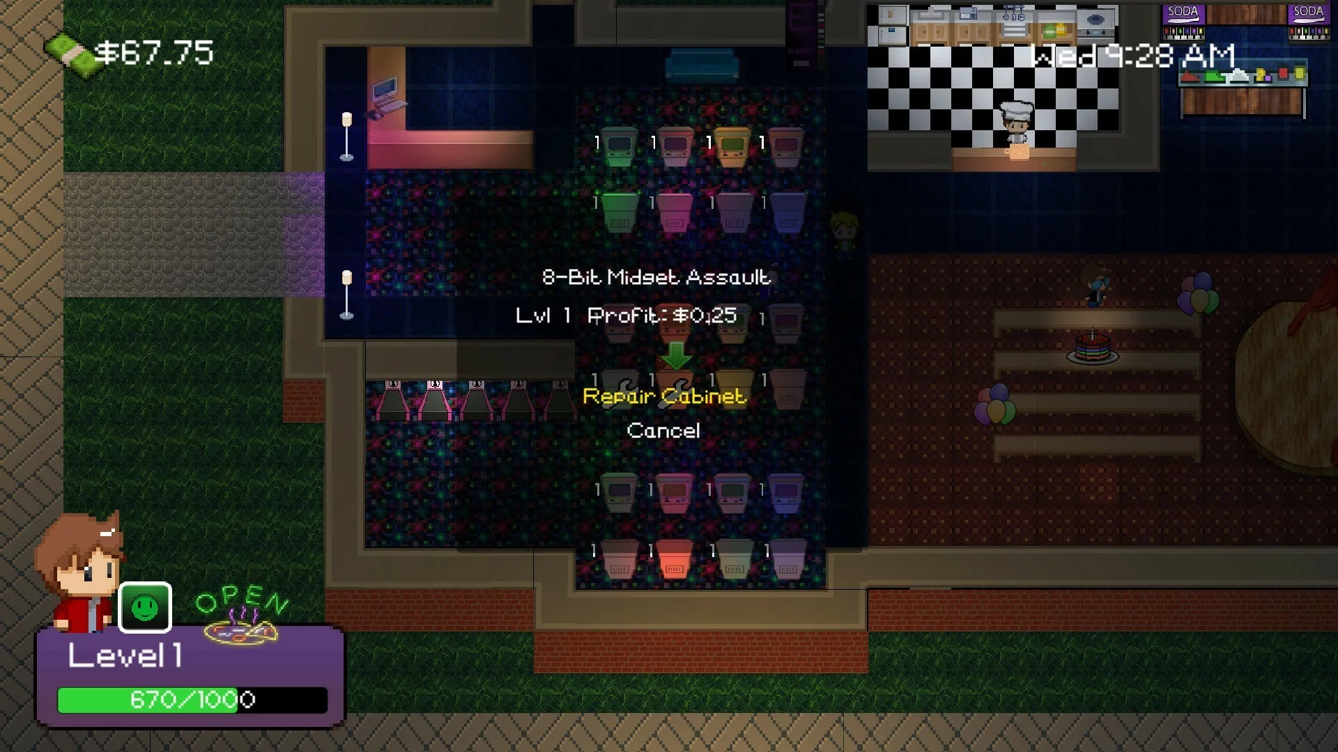 Изображение игры: Pizza Time Arcade