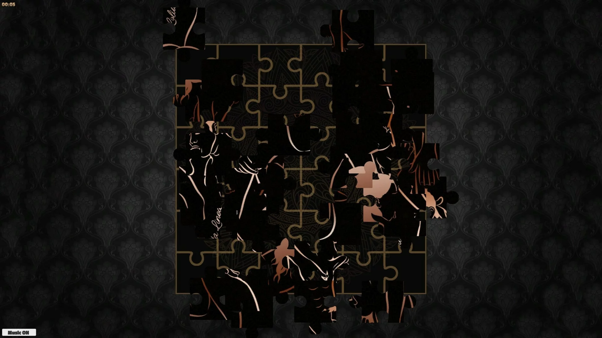 Изображение игры: Erotic Jigsaw Puzzle 2
