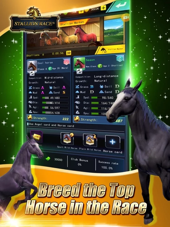 Изображение игры: Stallion Race
